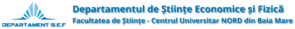 EDU - Departamentul de Științe Economice